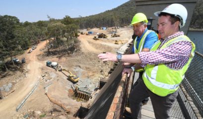 Work To Strengthen Winburndale Dam Wall Continues